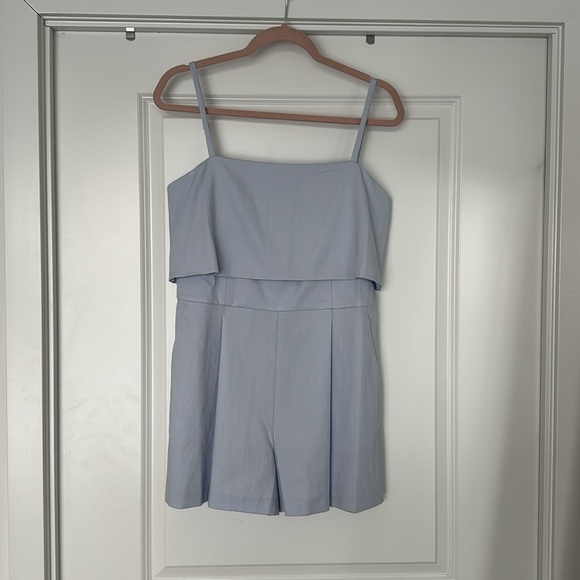 Club Monaco Pique Romper in Blue Haze size 6 NWT - Picture 2 of 4